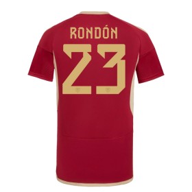 Fotbalové dres Venezuela Rondon 23 Domácí 2024-25 Krátký Rukáv